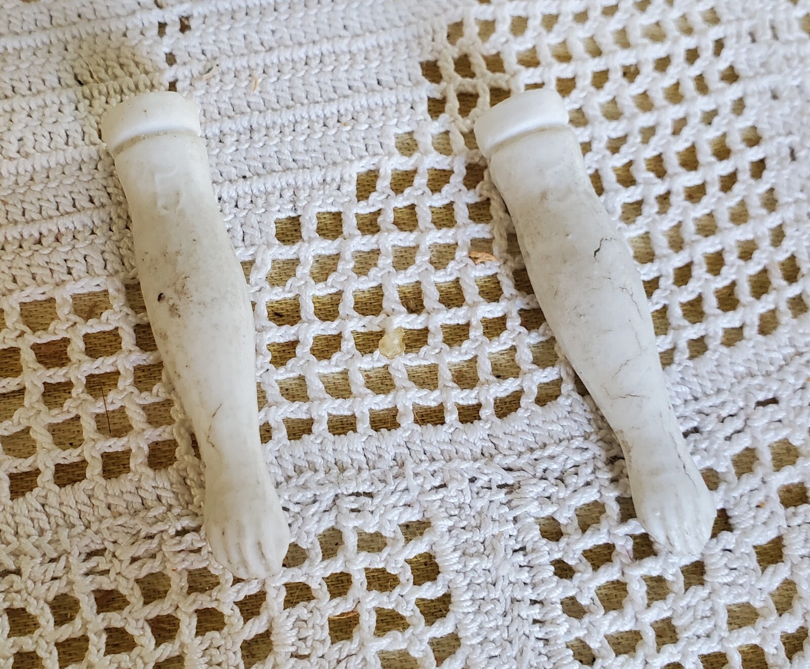 Antique China Doll Head With Antique Arms, Legs, Clothing eBay