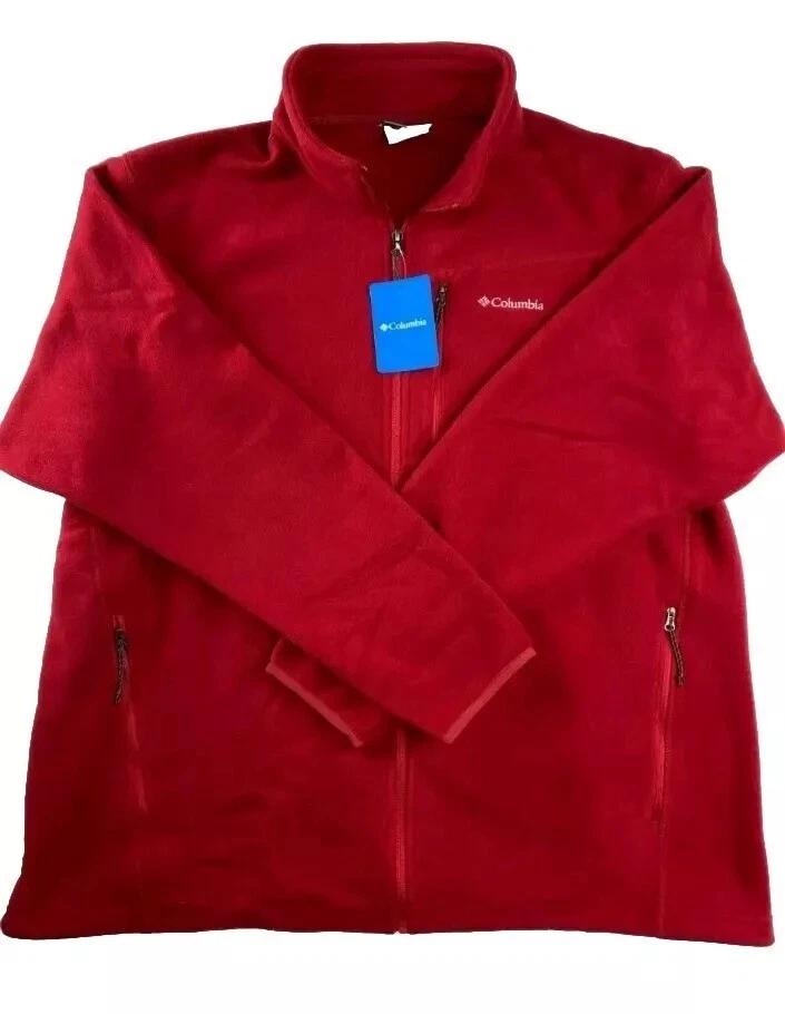 New Columbia Men’s Full-Zip Fleece Jacket Red Size MEDIUM NWT
Opens in a new window or tab