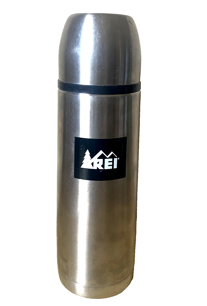 REI Insulated 32oz Stainless Steel thermos Vacuum Flask Hot Cold Drinks