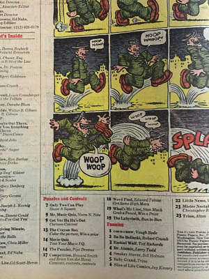 THE FUNNY PAPERS PREMIER #2 ISSUE MAR 1975 VINTAGE NEWSPAPER