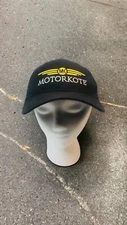 Motorkote Logo Black Yellow Meshback Adjustable Snapback Baseball Hat