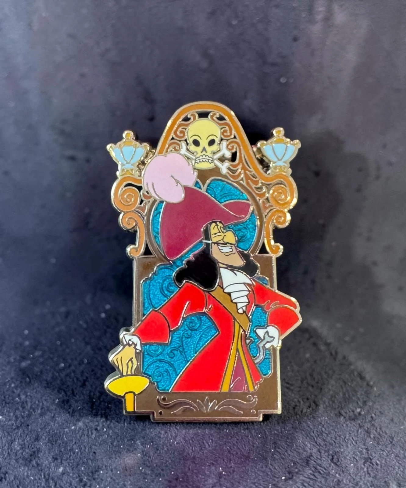 Disney Villains Captain Hook Mystery Pin New Opened to Verify Character