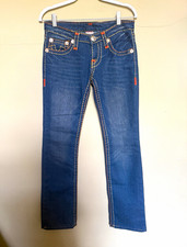 Y2K True Religion Billy Big T Jeans Size 27 Made in USA