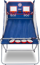 Dual Shot Sport | Arcade Basketball Game for Home | Paddle Scoring Hoop, 10 Game
