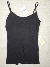 NWT! FOREVER 21 Size Medium Women's Junior's Black Cami Tank Top Camisole