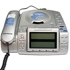 Vintage Conair CID500 Telephone / CD Player AM/FM Radio Alarm Clock CallerID
