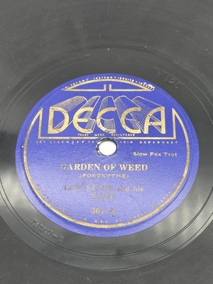 Lew Stone & His Band   Garden of Weed 78 RPM Record 1934 Decca 361