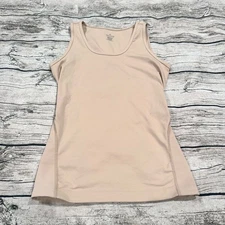 Tommie Copper Tan Compression Lower Back Support Tank Size Large