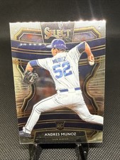 2020 Panini Select Andres Munoz Parallel RC #13 - San Diego Padres
