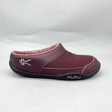 Kuru Women 7.5 The Draft Clogs Plum Burgundy Mesh Slip On Mule Walking Shoes