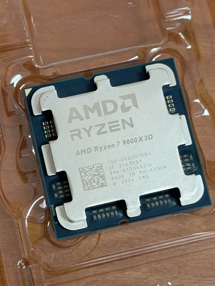 AMD RYZEN ™ 7 9800X 3D Desktop Processor 8-core/16-thread, 5.2 GHz, 104 MB Cache - Image 2 of 4