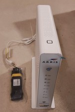 ARRIS SURFboard Wi-Fi Router Cable Modem SVG2482AC 1750Mbps DOCSIS 3.0 w/battery