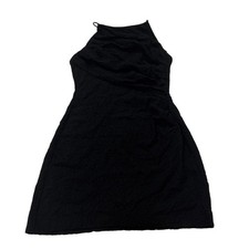 Zara Womens Medium Little Mini Black Dress Party Club Vacation Classic 