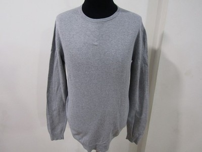 Wrangler Herren Crew Pullover Grau Brustumfang 38/40 Größe S Sku Y03956