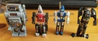Lot of 3 Vintage 1980s Bandai Tonka Go-Bots Cop-Tur Screwhead Dive
