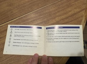 Disney's Duck Tales 2 Ducktales II (Nintendo NES) video game MANUAL ONLY no cart