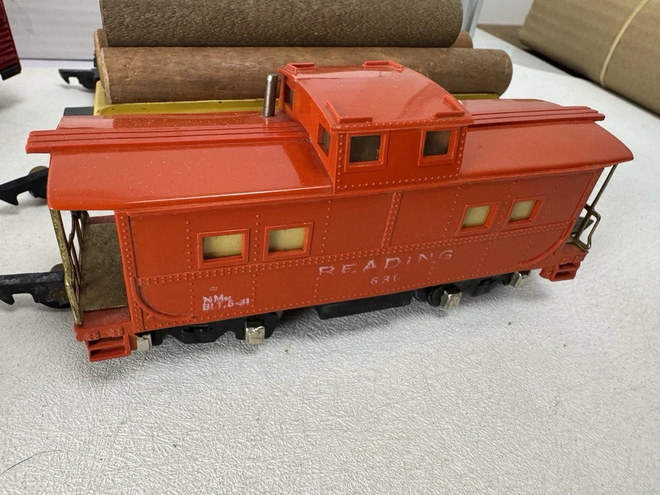 Lot (7) 1950/60's Vintage AMERICAN FLYER S Gauge Collectible Model Train Cars - Image 4 of 4