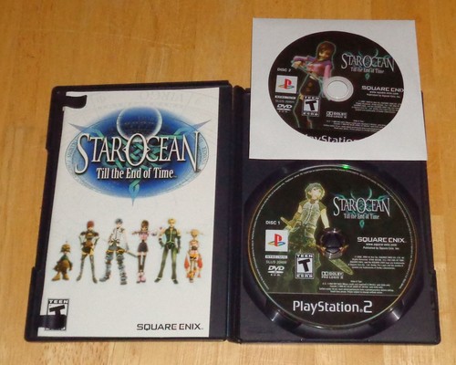 Star Ocean Till The End Of Time PlayStation 2 PS2, Outer Box+Manual NO COVER ART - Picture 4 of 4
