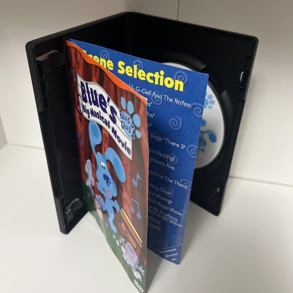 Blue's Clues Blue's Big Musical Movie DVD+Insert Paper Very Good