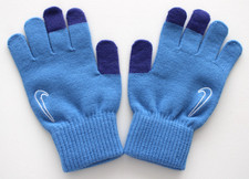 Nike Knitted Tech Grip Gloves Youth L/XL University Blue/Game Royal/White