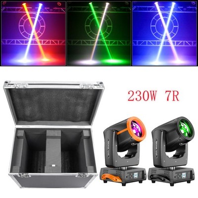 7R 230W Moving Head Beam Stage Lighting 17 Gobo Prism DMX 16CH Disco DJ Lighting