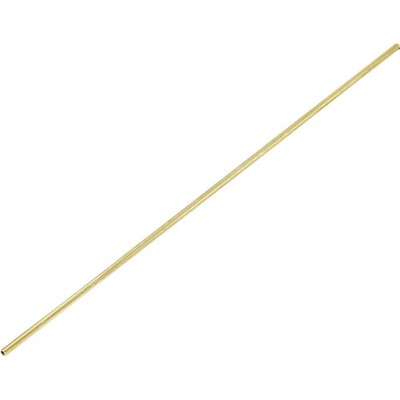 Reely RE-7083927 Brass Pipe Rod 6mm X 500mm Inner Diameter 4mm 1 Piece