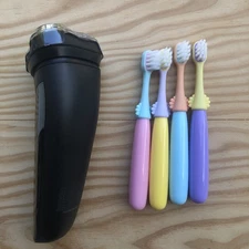 4 PCS Brush for Electric Shaver Cleaning Gentle Bristles for Razor Hair Removal