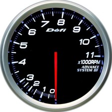 Nippon Seiki Defi Defi-link Advance Bf Tachometer 80 11000rpm White Df11001 Nippon Seiki Defi Defi-link Advance Bf Tachometer 80 11000rpm White Df11001