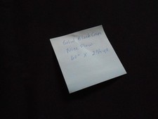 Solid Black Crepe Fabric Remnant Piece 2.75 yd by 60"