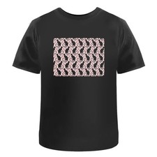 Image of 'Swirly Black Cats Pattern' Unisex T-Shirt - 100% Cotton (S-XXL) (TA058069)
