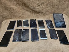 Lot Of 13 Phones And 1 Tablets Samsung LG iPhone Motorola Storage Unit Find