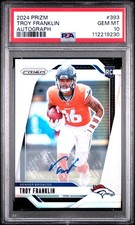 2024 PANINI PRIZM AUTO #393 TROY FRANKLIN PSA 10