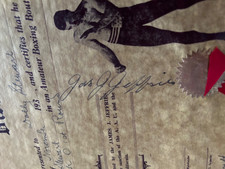 RARE James J Jeffries JSA  Signed  Autograph ...