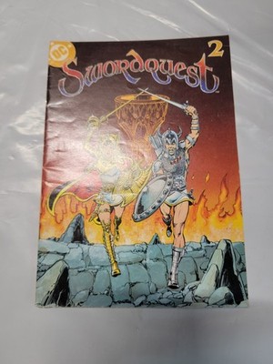 Sword Quest atari 2 comic MANUAL ONLY