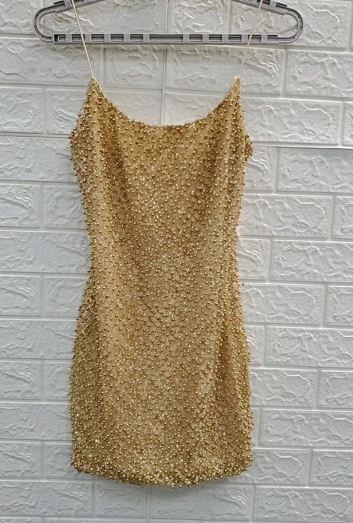 Polly Drop Drop A Glint Embellished Mini Dress Pearl Dress Products For Sale
