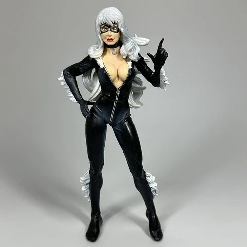 Diamond Marvel Select Spider-Man Black Cat 7" Action Figure - Loose