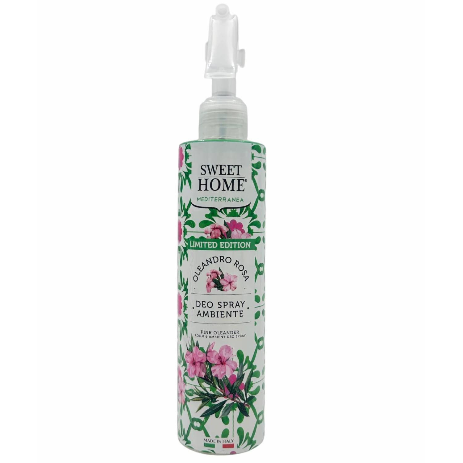 Sweet Home Mediterranea Deodorante Per Ambiente Oleandro Rosa Spray 250 Ml