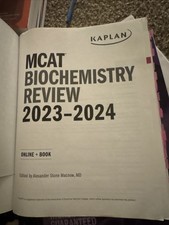 Kaplan Test Prep Ser.: MCAT Biochemistry Revi...