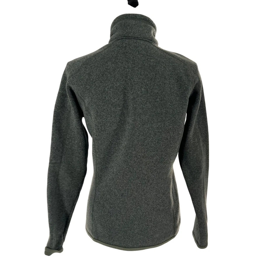 Mujer MED Patagonia Better Suéter Medio Cuarto Cremallera River Rock Verde Chaqueta Foto 2 de 4
