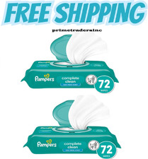 Pampers Baby Wipes, Complete Clean Baby Fresh Scented Wipe 144 Total
