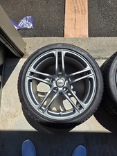 Oem 19 Audi R8 V10 Titanium Gray Anthracite Wheels Tires Set Mint Concours