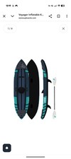 Wave Voyager Pack Raft Inflatable Kayak, 1/2 Person Compatible