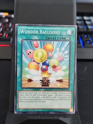 Wonder Balloons - 1st Edition - Yugioh Spell Card - Vintage | eBay Wonder Balloons - 1st Edition - Yugioh Spell Card - Vintage | eBay