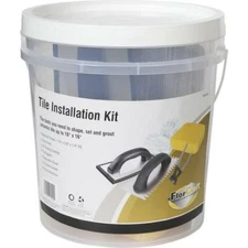 Tile Flooring Shape Set Grout Ceramic Floor Home Small Project Installation Kit