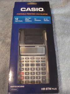casio hr8tm ink