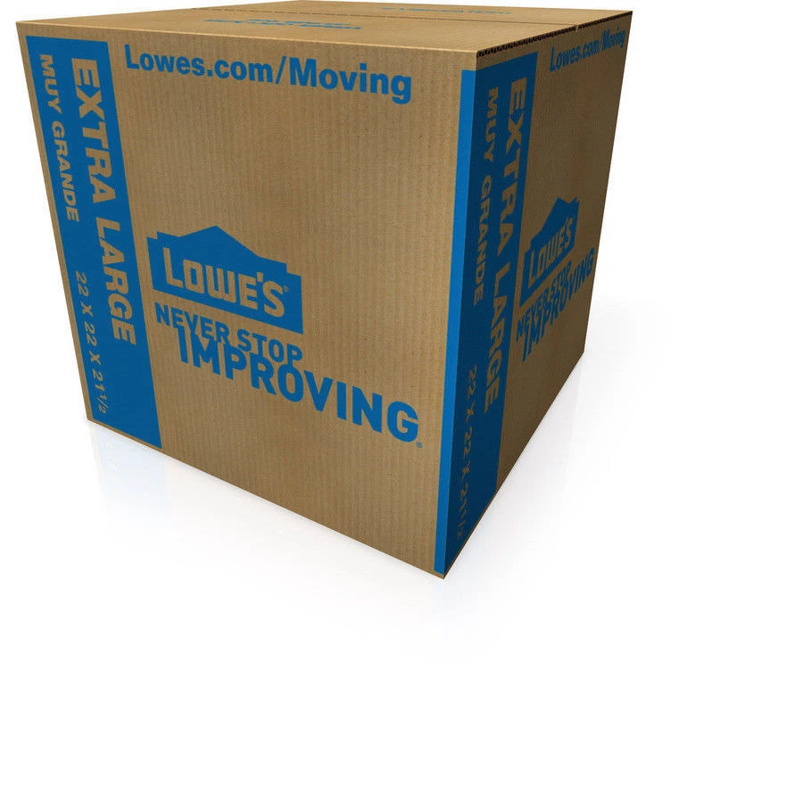 Pack of 5 Extra Large Cardboard Boxes 22" x 22" Moving Shipping Packing Supplies - Image 4 of 4
