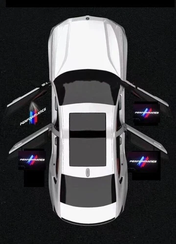 2Pcs HD Car Door Welcome Sport Led Lights For BMW E60 E90 E63 E92 X3 - Image 3 of 4