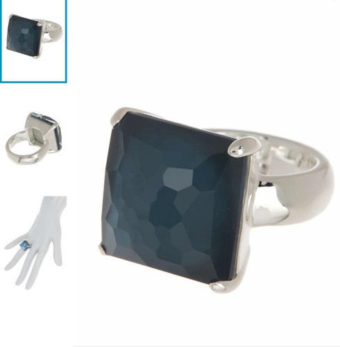 NWT IPPOLITA STERLING SILVER WONDERLAND LARGE STONE BASKET RING SIZE 7 lot - Picture 3 of 11