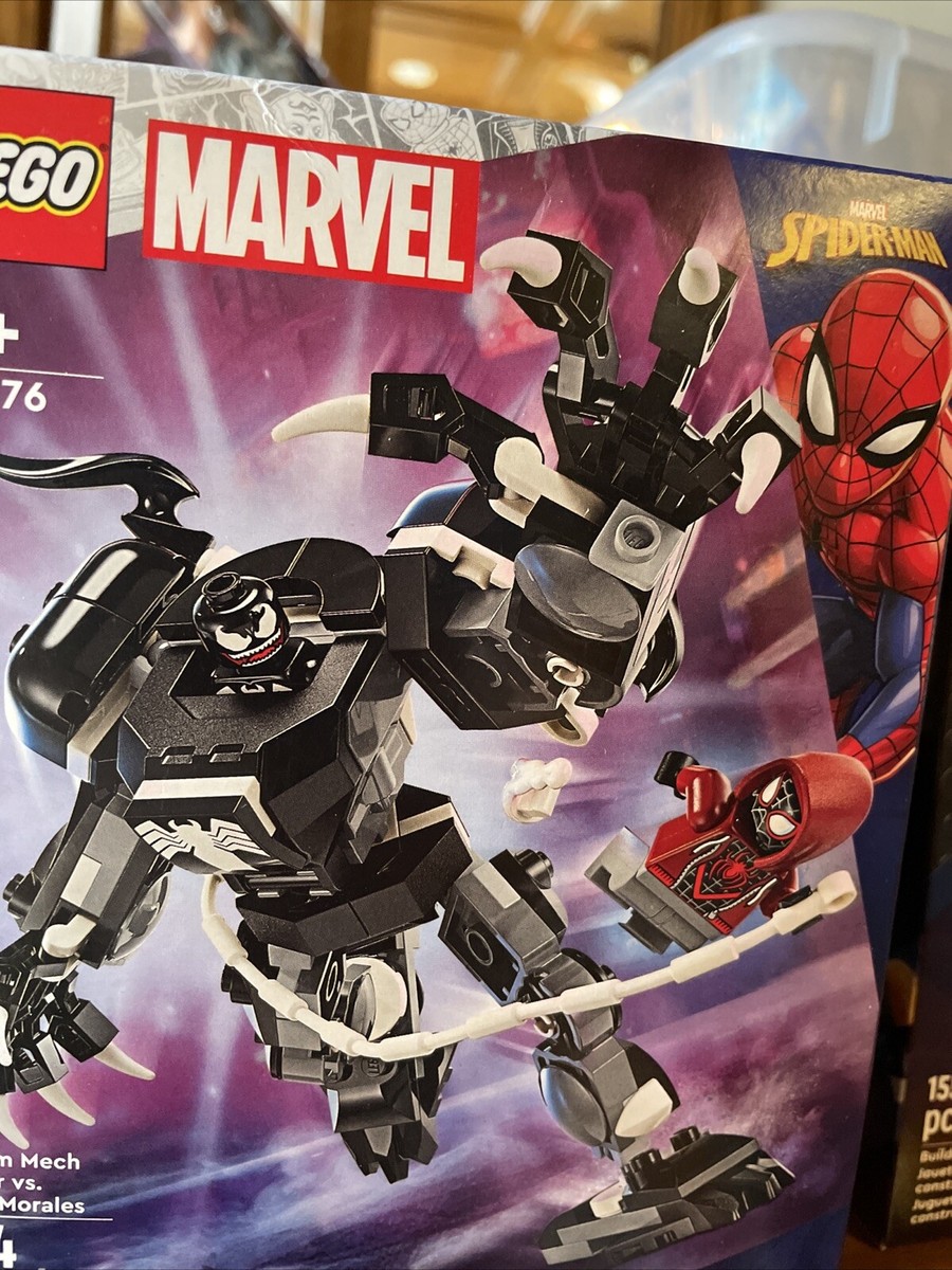 Lego 76276 Marvel Venom Mech Vs. Miles Morales Spider-Man 134 Pcs
