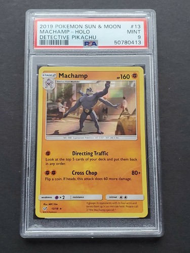Machamp graded PSA 9 for sale on eBay